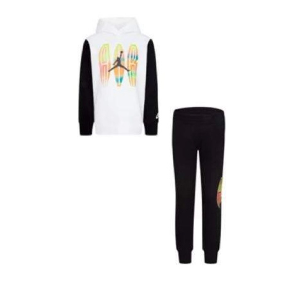 Jordan Boy's MJ MVP Blocked Fleece Set